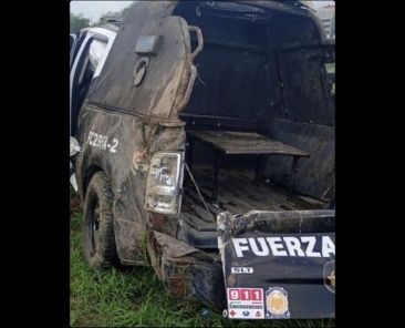 Mueren-tres-elementos-de-Fuerza-Civil-tras-volcadura-de-patrulla-en-Escobedo